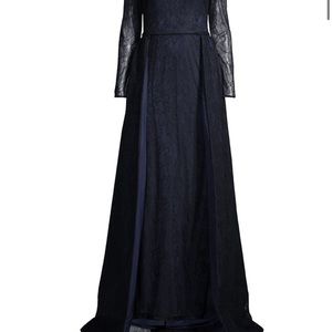 Mac duggal navy blue gown